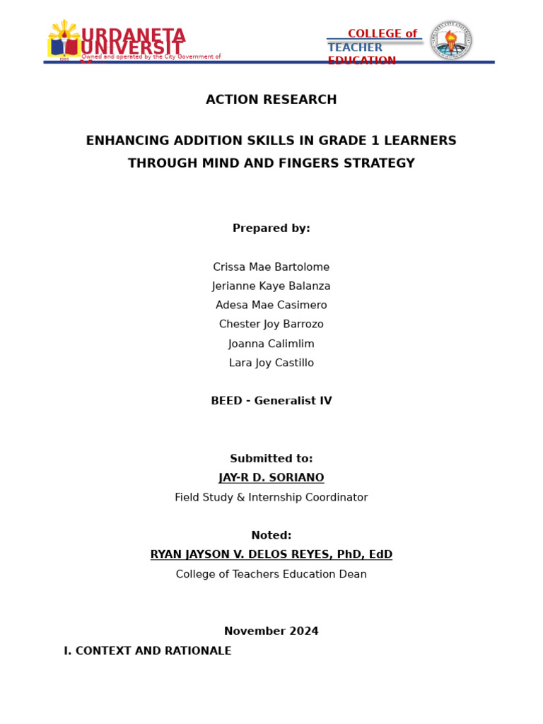 Enhancing Grade 1 Addition Skills | PDF | Learning | Learning Styles