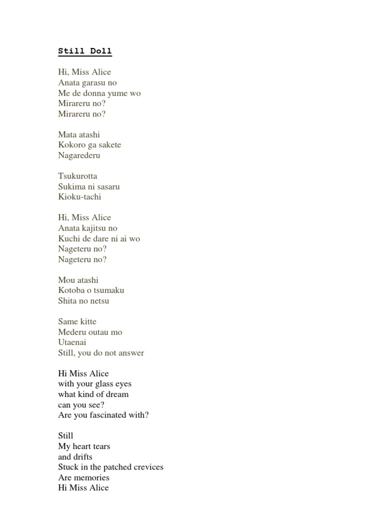 Vampire Knight Lyrics Compilation PDF Sky Astronomy