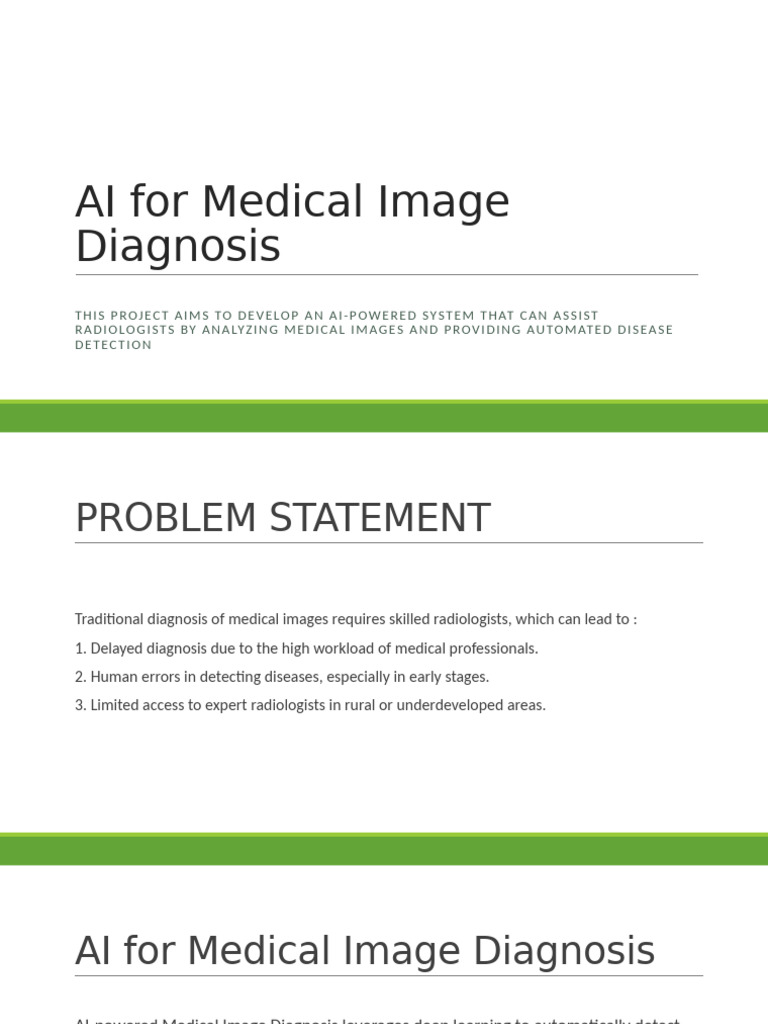 AI For Medical Image Diagnosis | PDF | Radiology | Medical Imaging