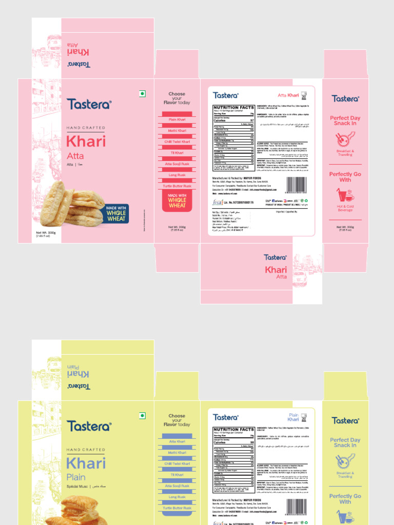 Khari & Toast Box Design | PDF