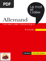 La roue du vocabulaire allemand | Langues | Apprentissage des langues