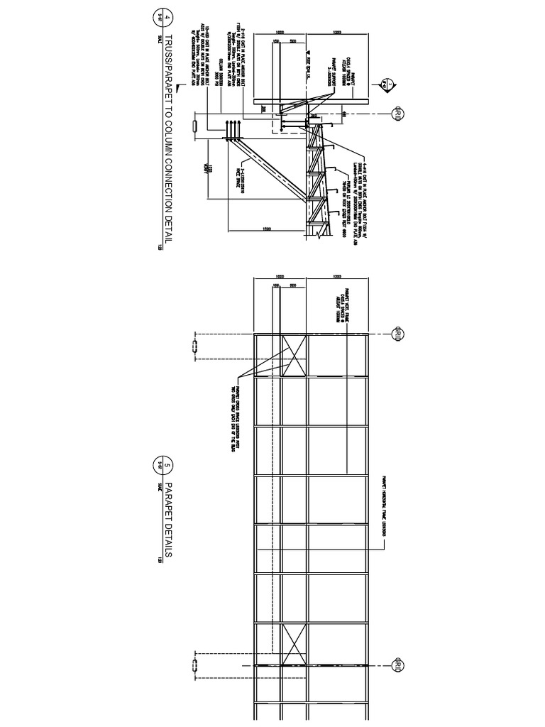 Truss to Column Connection Details | PDF