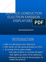 Surface Conduction Electron Emission Sed