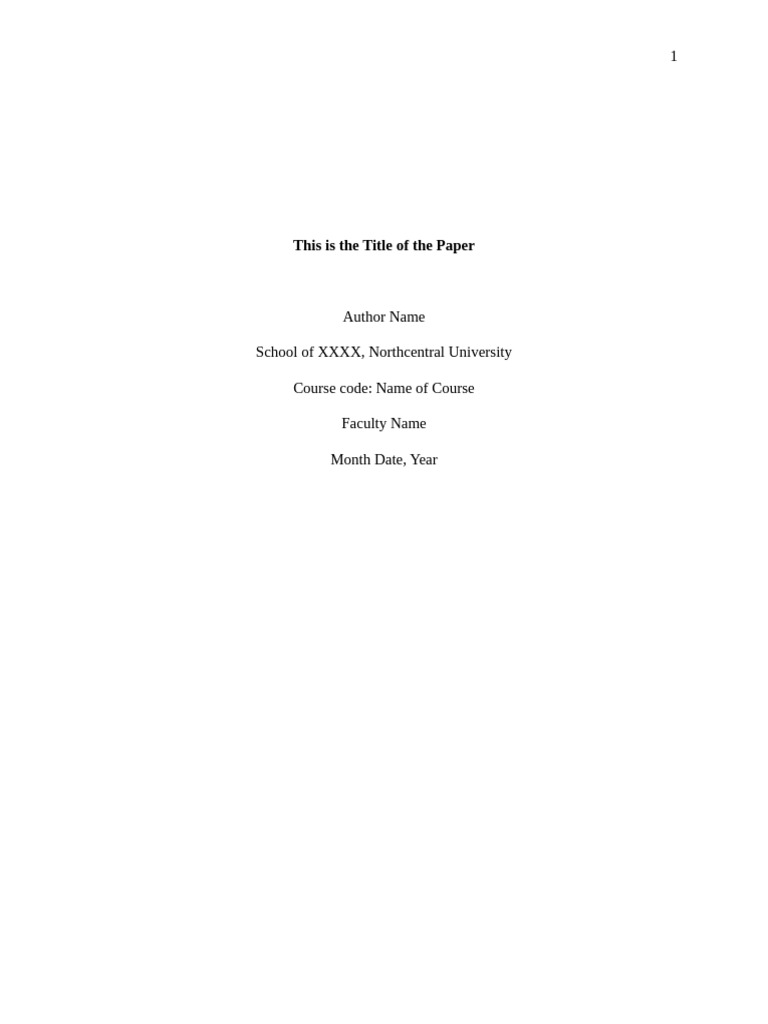 Effective Paper Structure and Headings | PDF
