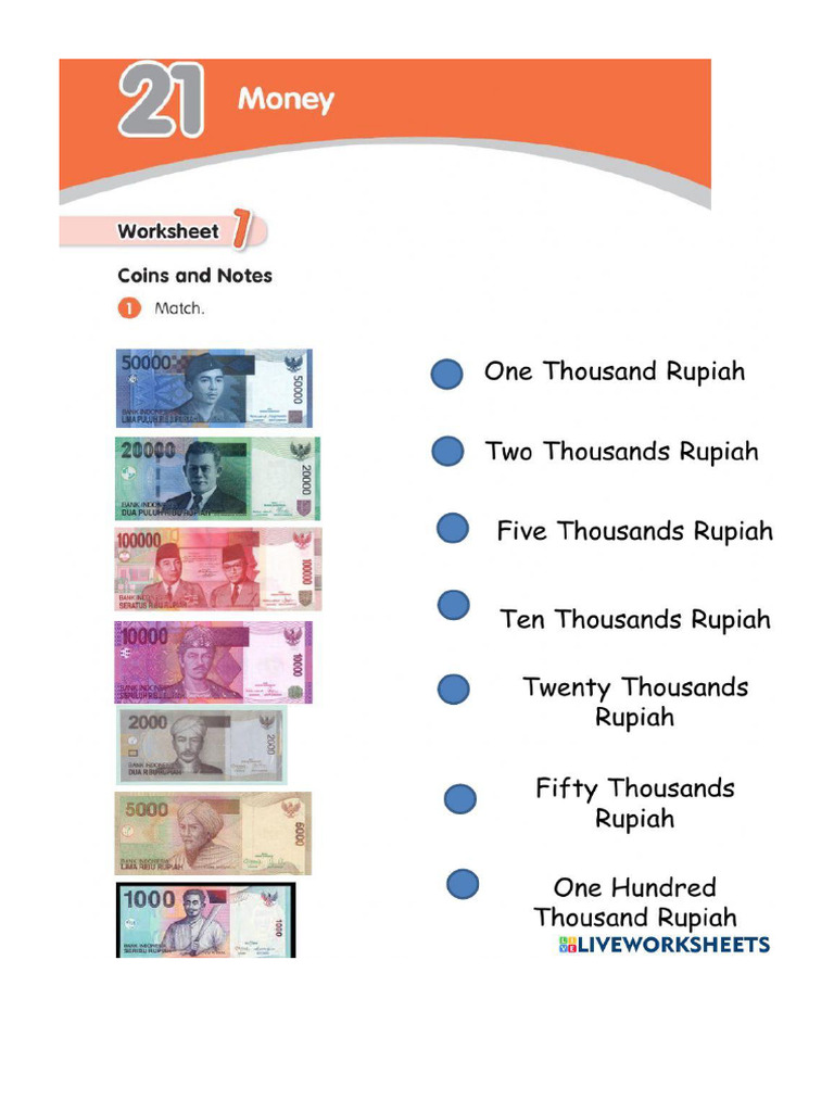 Counting Money Rupiah | PDF