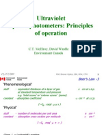 C.T. McElroy and David Wardle- Ultraviolet Spectrophotometers