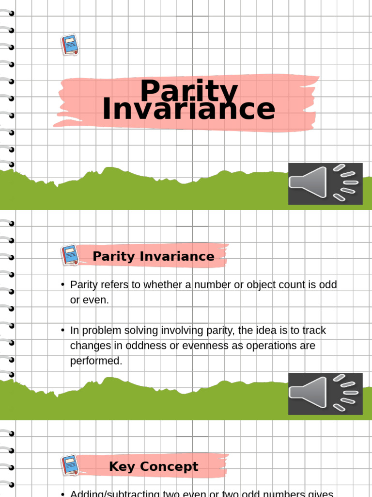 Parity Invariance in Problem Solving | PDF