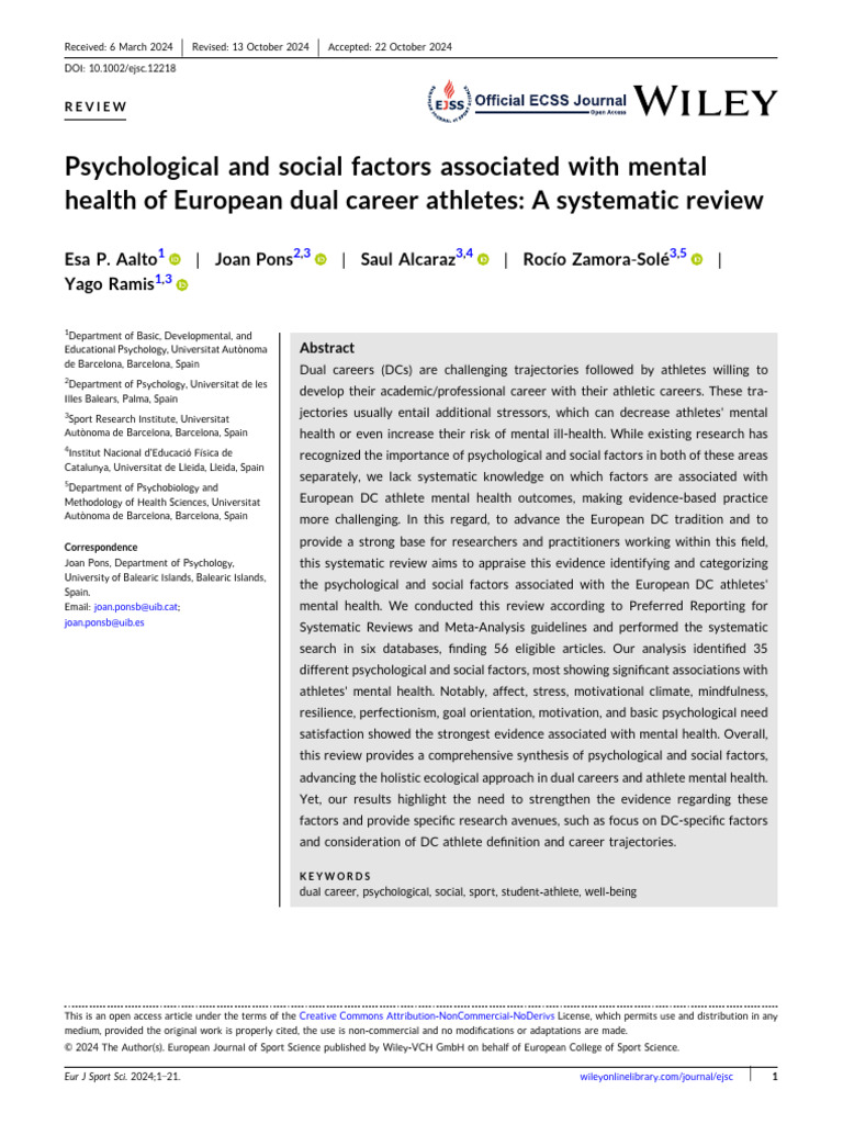 Psychological and Social Factors Associated With Mental Health of ...