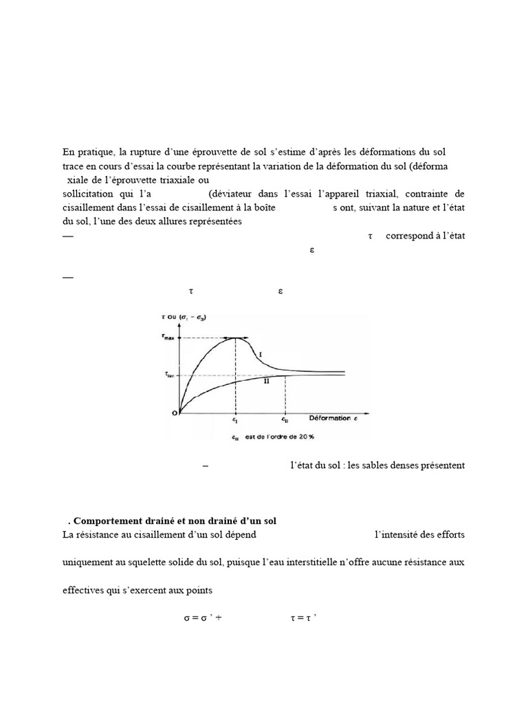 Résistance au cisaillement des sols | PDF | Résistance des matériaux ...