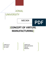 Virtual Manufacturing Synopsis