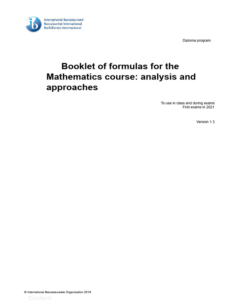 Translated copy of Livret des formules | PDF | Trigonometric Functions ... image.