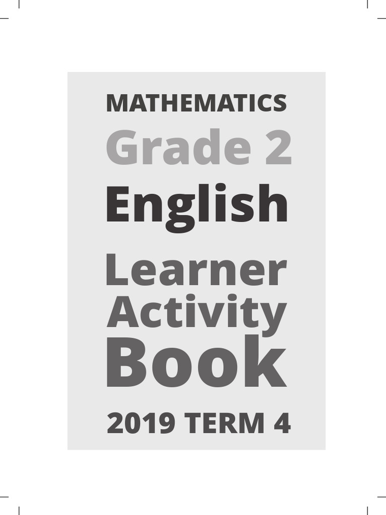 Grade 2 Maths Term 4 Activities | PDF | Shape | Rectangle