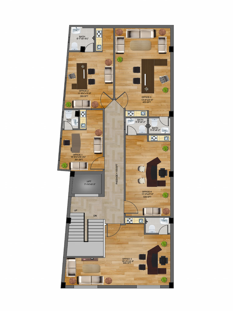 Office Floor Render | PDF