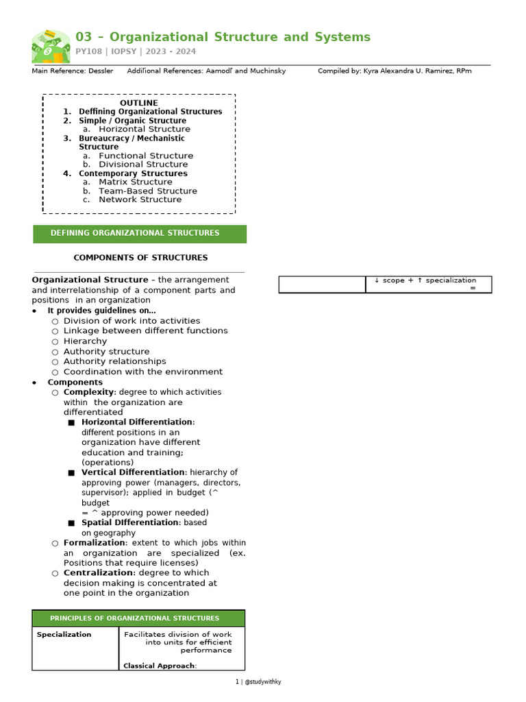 Understanding Organizational Structures | PDF | Organizational ...
