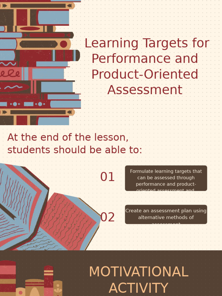 Learning Targets For Product and Performance Oriented | PDF | Learning ...