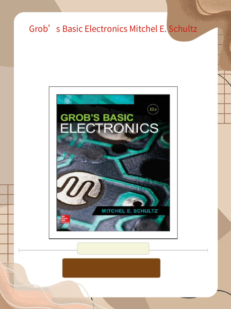 Grob's Basic Electronics Mitchel E. Schultz - Download The Ebook and ...