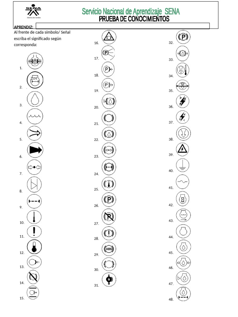 Simbologia para Completar | PDF