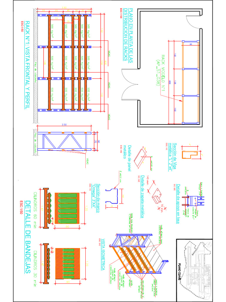 Distribución de Racks y Detalles Técnicos | PDF