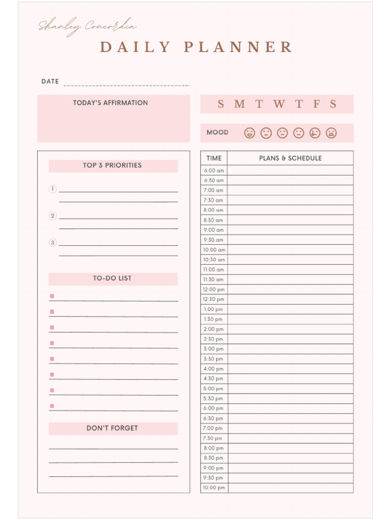 Planner | PDF