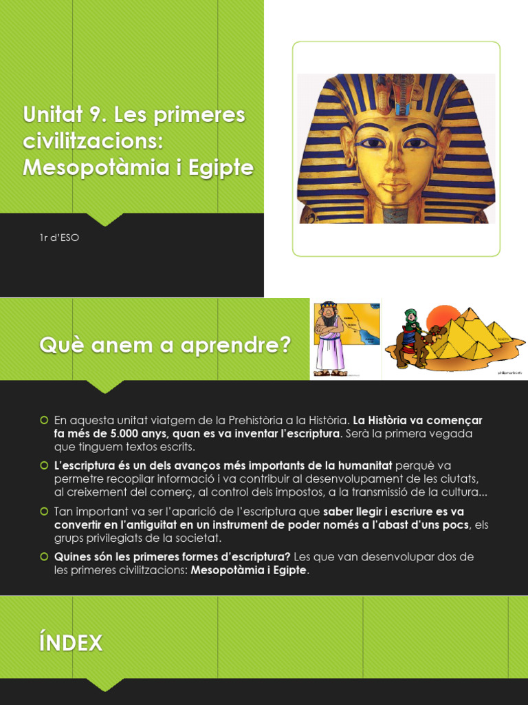 Unitat 9. Les Primeres Civilitzacions | PDF
