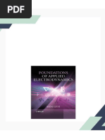 洋書 Foundations of Applied Electrodynamics New free textbook: Foundations of Applied Electromagnetics