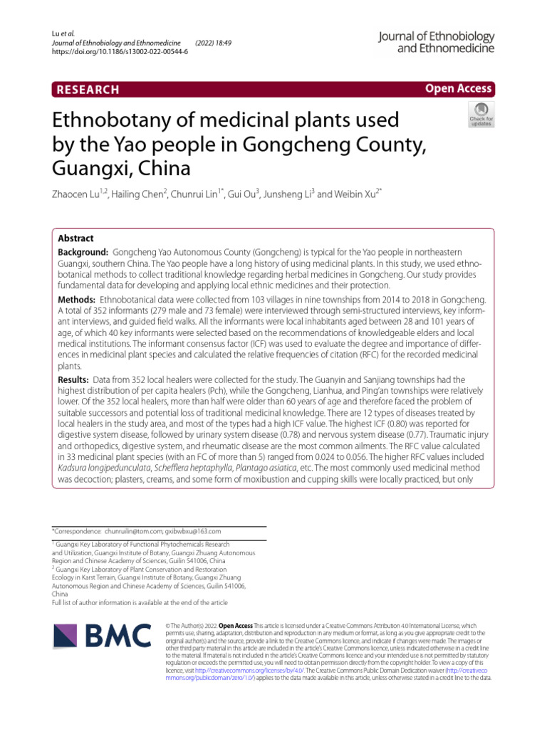 Systematic Review of Fungi | PDF | Alternative Medicine | Ethnobotany