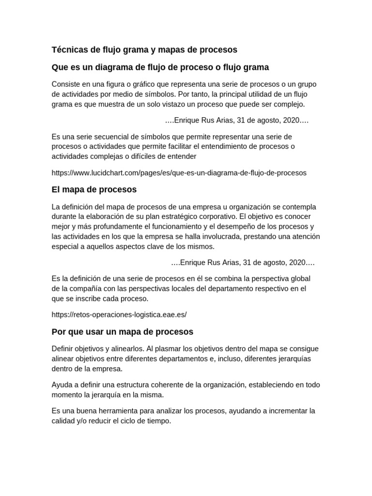 Flujogramas y mapas de procesos | PDF | Algoritmos | Ciencias de la ...