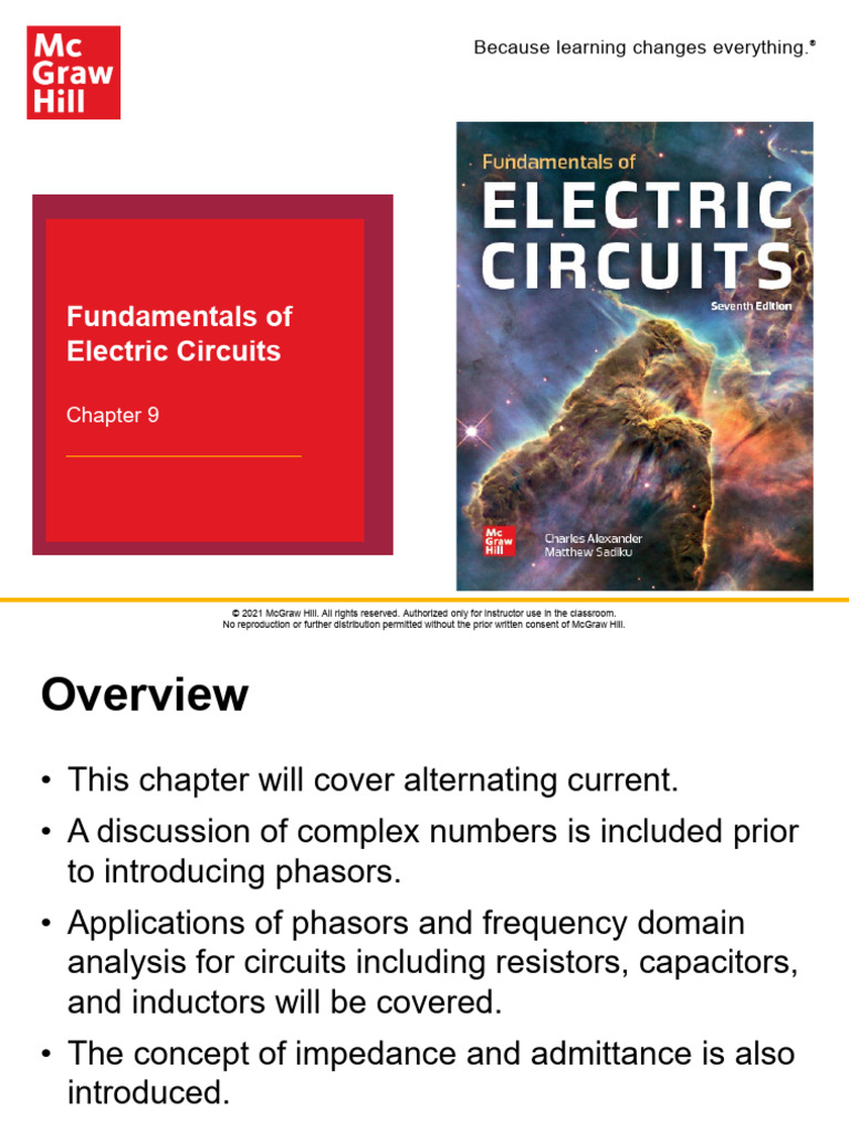 Alexander FundamentalsElectricCircuits 7e Chap009 PPTs | PDF ...
