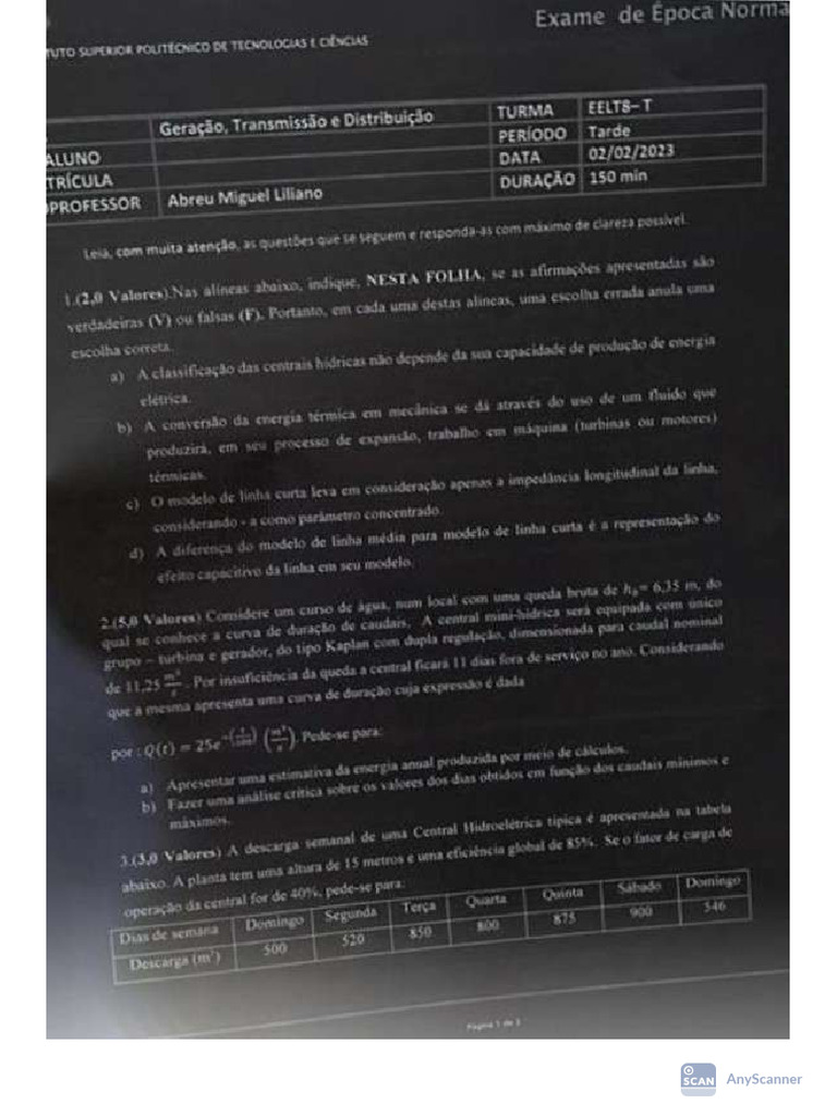 Provas | PDF