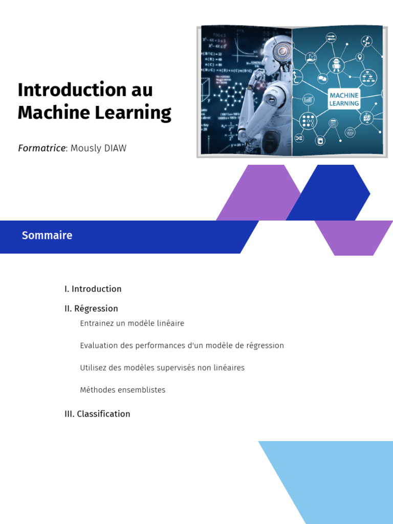 Introduction au Machine Learning | PDF | Apprentissage automatique ...