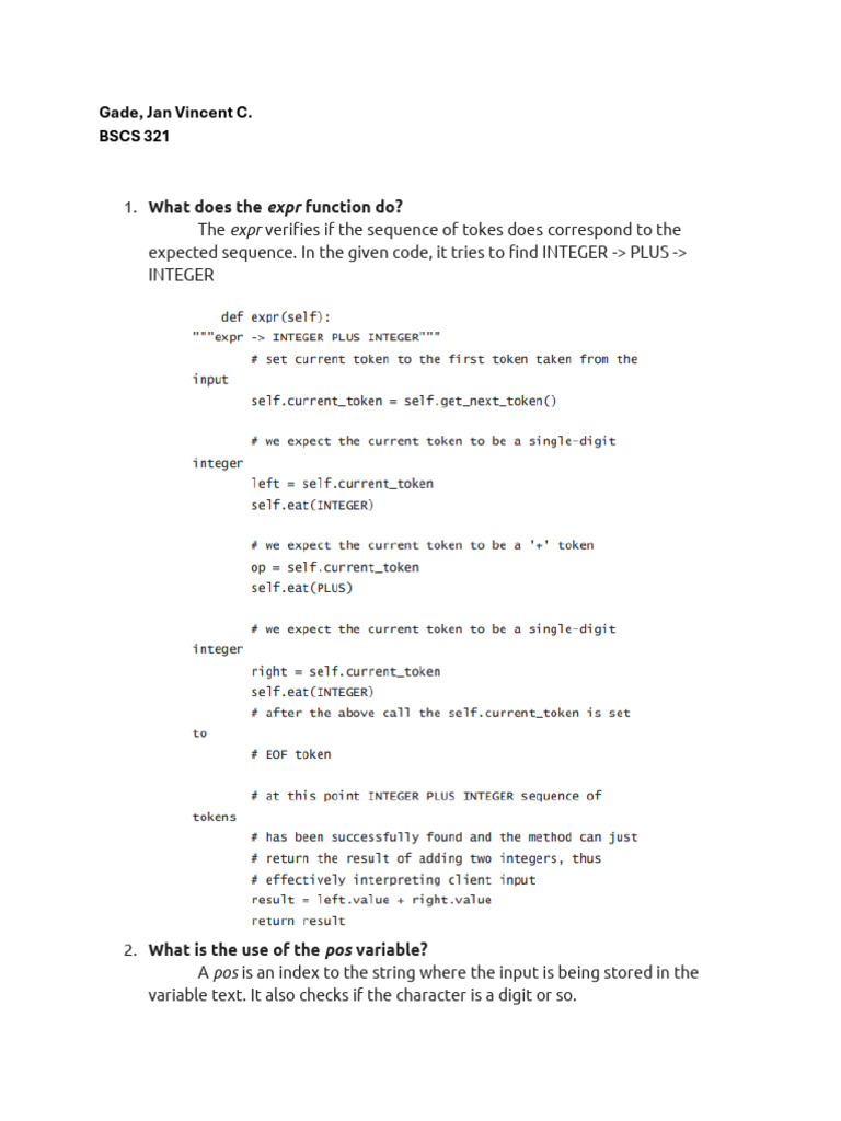 Lab Exercise 1: Token Analysis | PDF