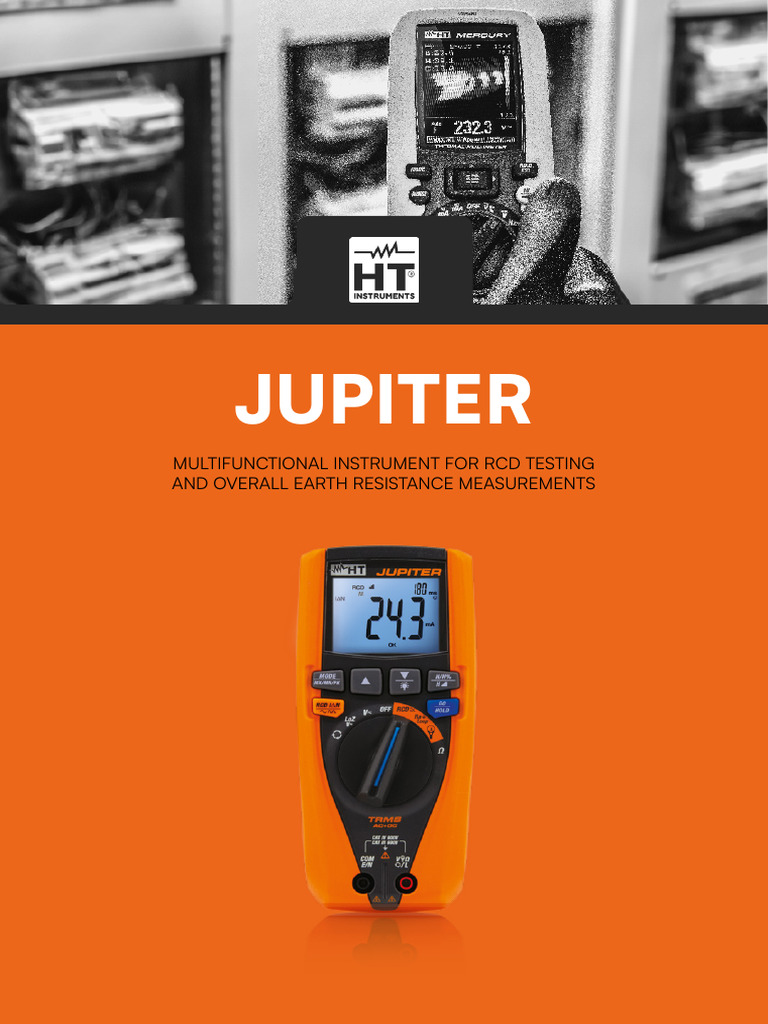 Jupiter RCD Testing and Earth Resistance | PDF | Alternating Current ...
