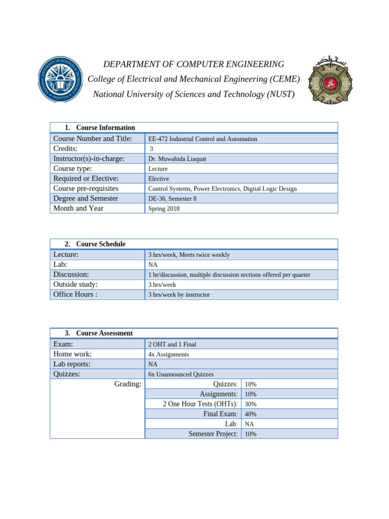 Ee472 Industrial Control And Automation Pdf Programmable Logic