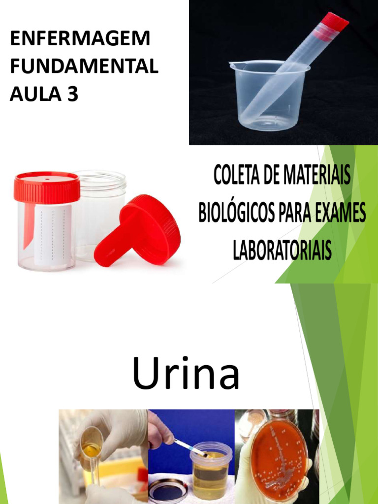 Coleta de Urina e Fezes: Guia Completo | PDF | Infecção do trato ...