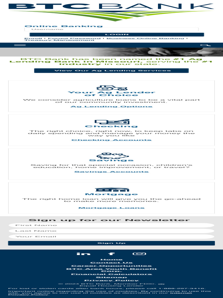 BTC Bank Community Minded Just Like You | PDF