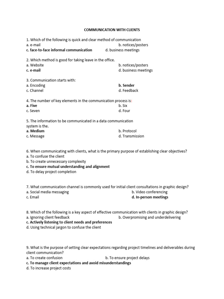 Effective Client Communication Strategies | PDF | Adobe Photoshop ...