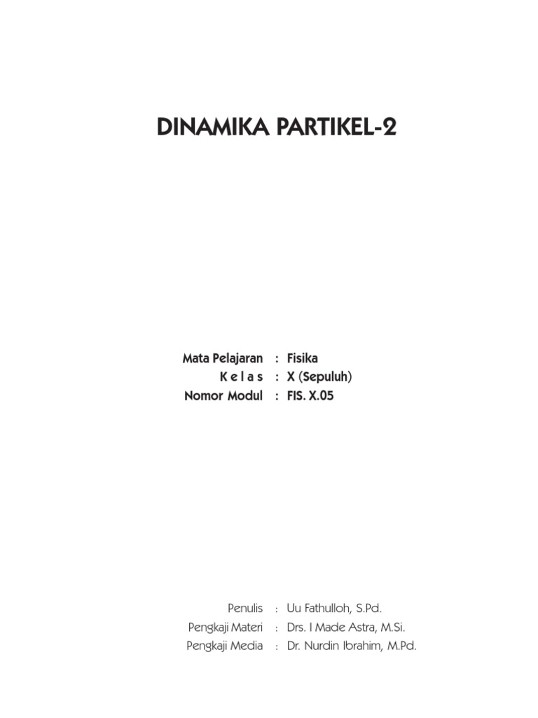 Dinamika Partikel 2