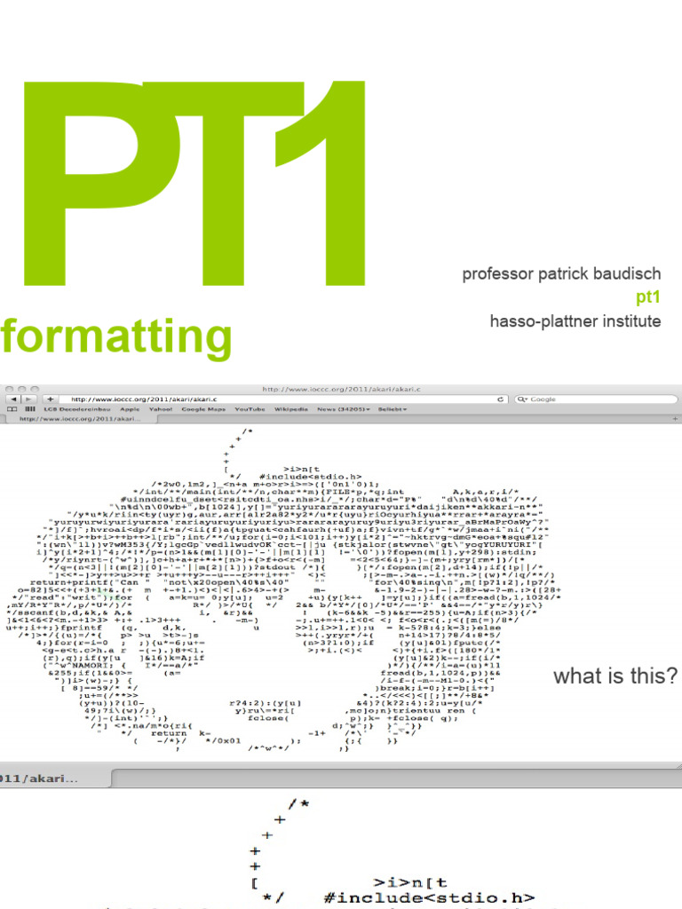 05 Formatting | PDF | Software Engineering | Computer Standards