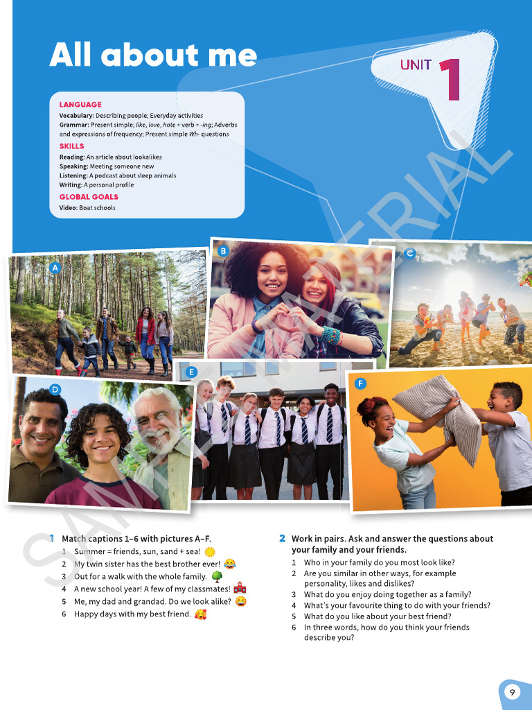 Directions-A2 SB U1 | PDF