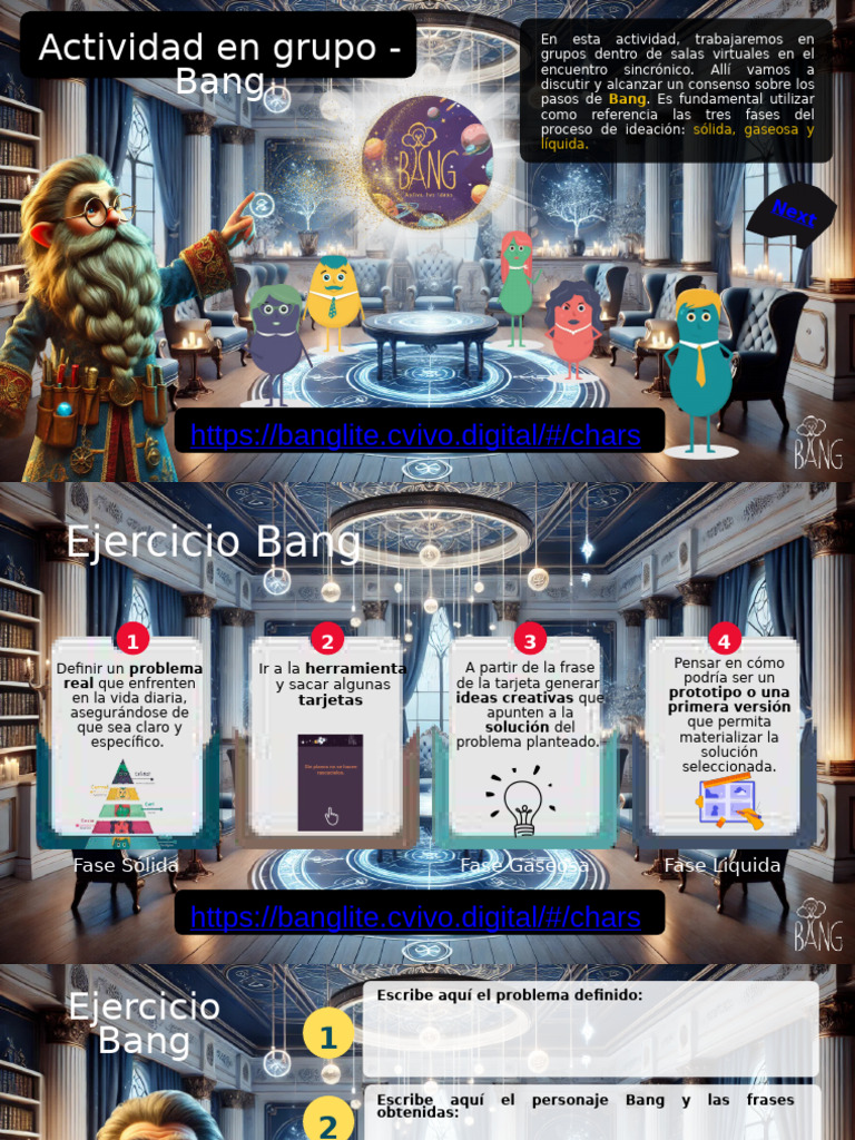 Actividad de Ideación en Grupo: Bang | PDF