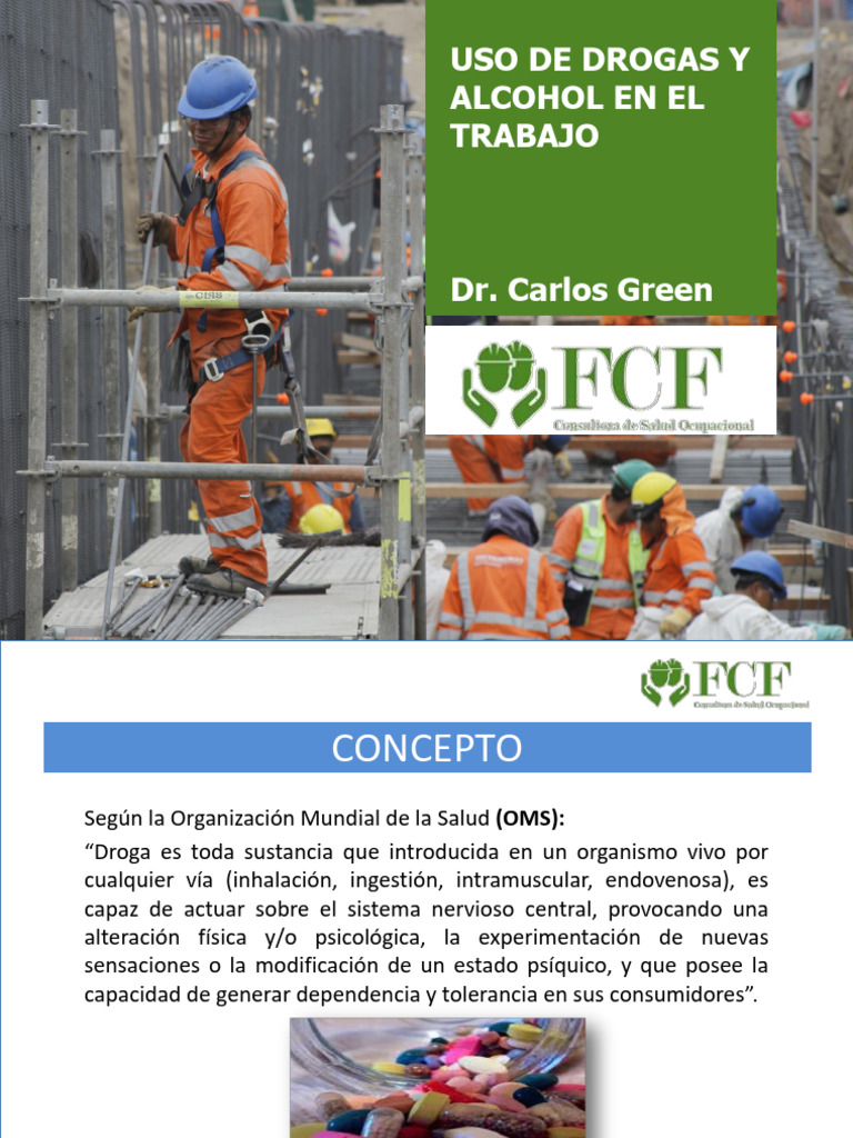 Uso de Drogas y Alcohol en el Trabajo | PDF | Drogas | Drogas Psicoactivas