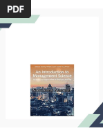 Introduction to Management Science (What's New in Operations
