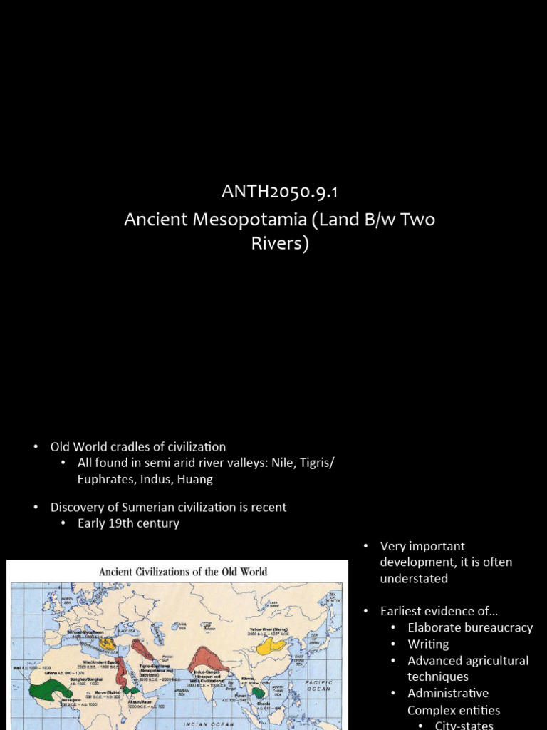 Sumerian Civilization and Uruk's Legacy | PDF | Mesopotamia | Sumer