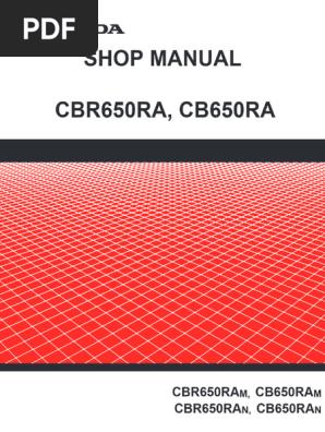 ホンダ CBR650RA/CB650RA サービスマニュアル【2BL-RH03】 送料無料 2021 CBR650R/A CB650R/A(2BL-RH03)サービスマニュアル RH03