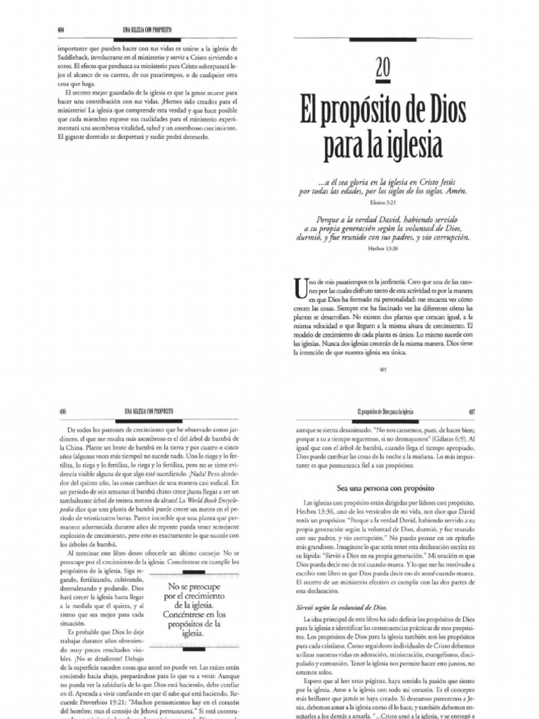 19 El Proposito de Dios para Laa Iglesia | PDF | Cristo (título ...