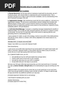 Clipboard Health Case Study Answes by Aniekan Edemenang