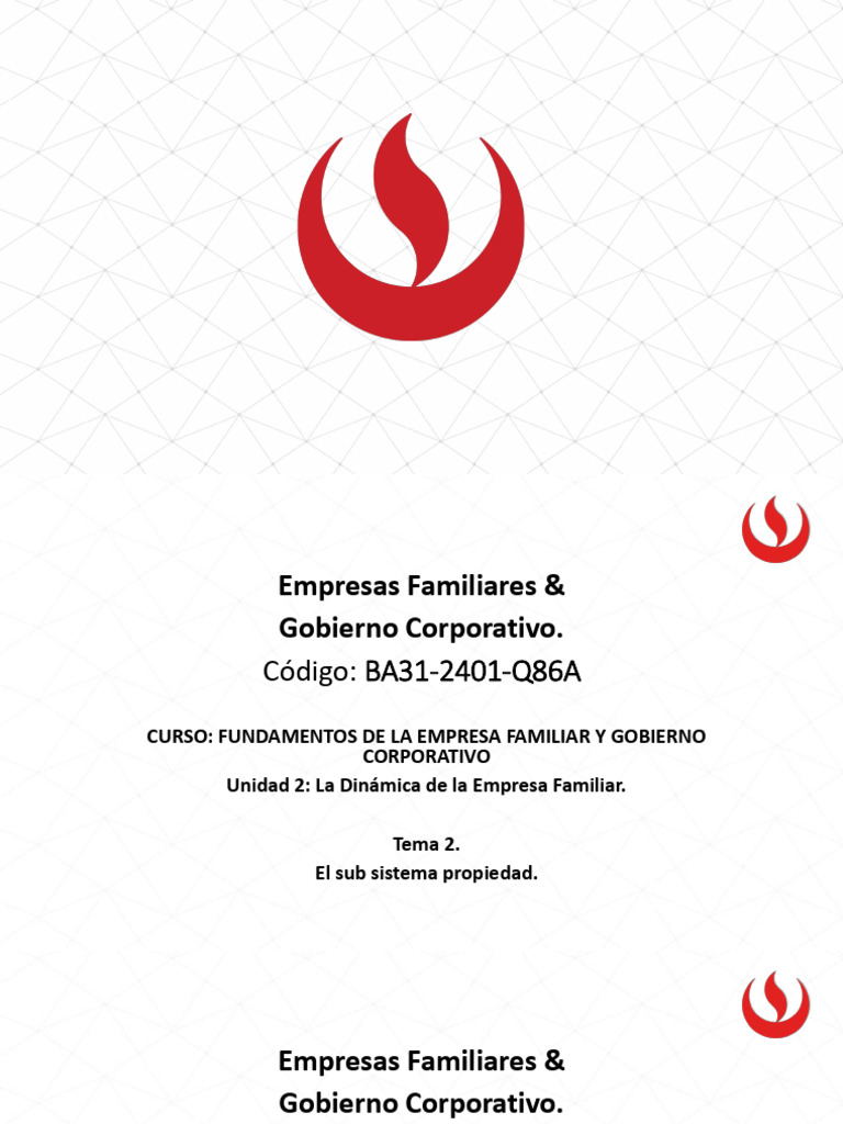 Dinámica de Propiedad en Empresas Familiares | PDF | Propiedad | Business