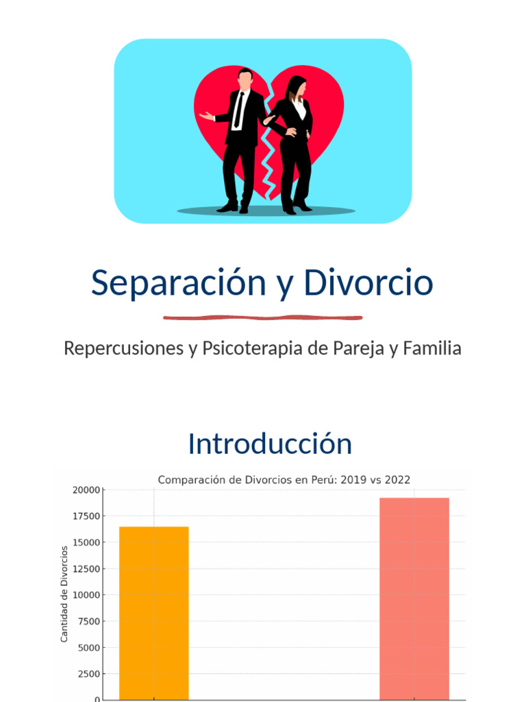 Impacto del Divorcio y Psicoterapia Familiar | PDF