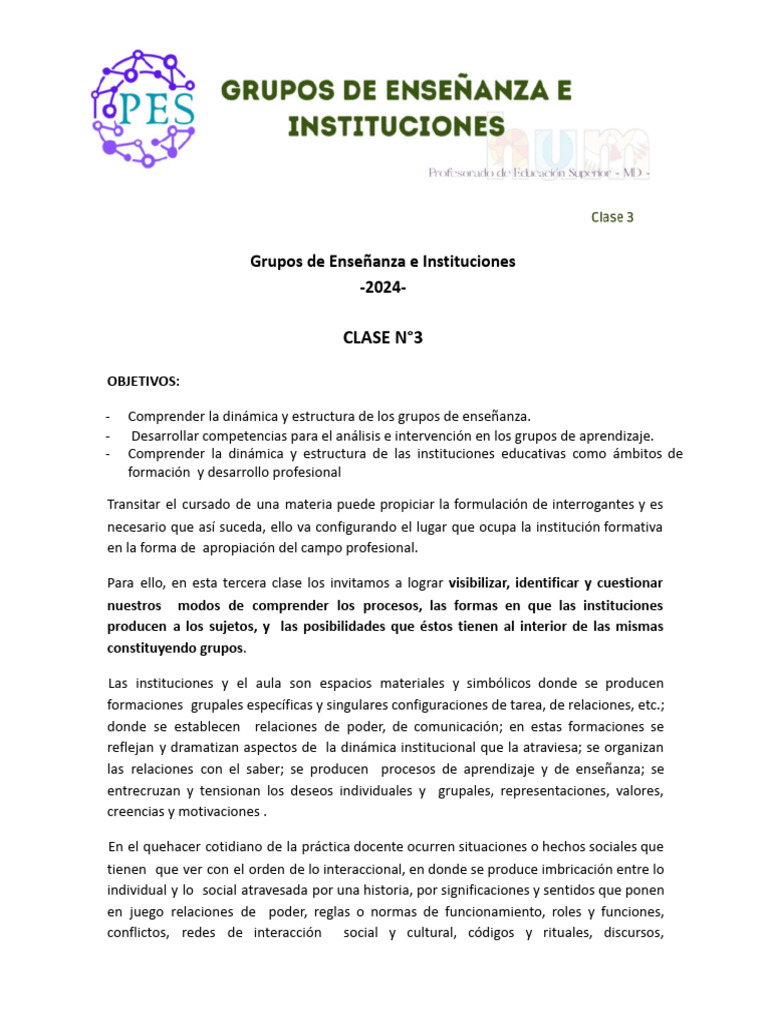 Dinámica de Grupos en Educación Superior | PDF | Enseñando | Institución