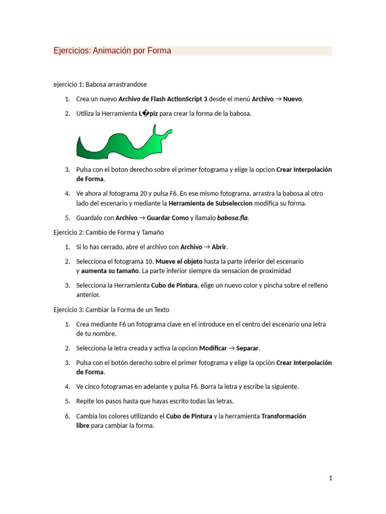 Ejercicio Semana 5 Flash CS5 | PDF | Adobe Flash | Animación